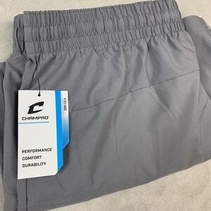 Champro Shorts Mens Large Gray Dri-Gear Athletic Performance All Sport Practice